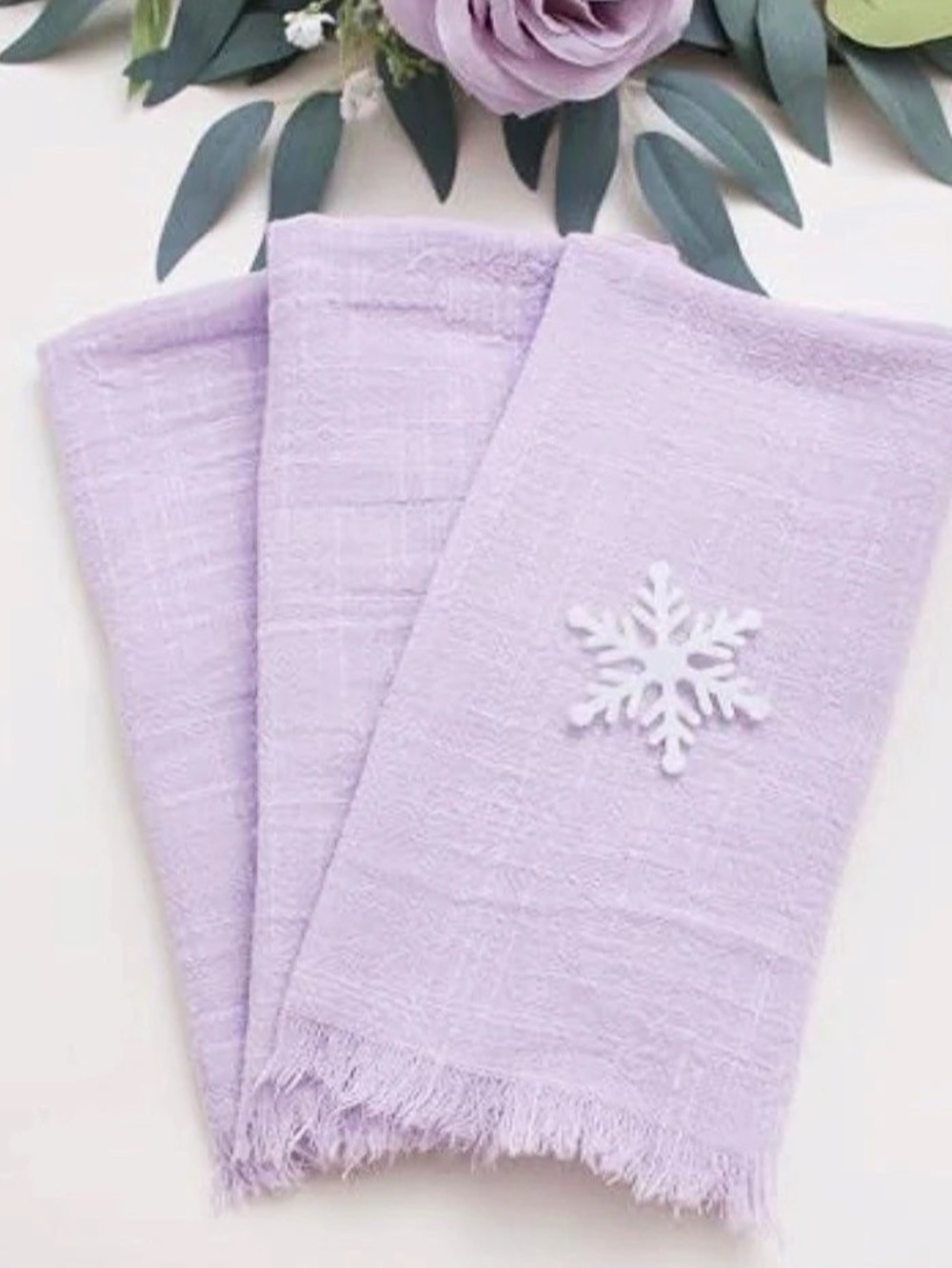 Lavender Cloth Napkin Set